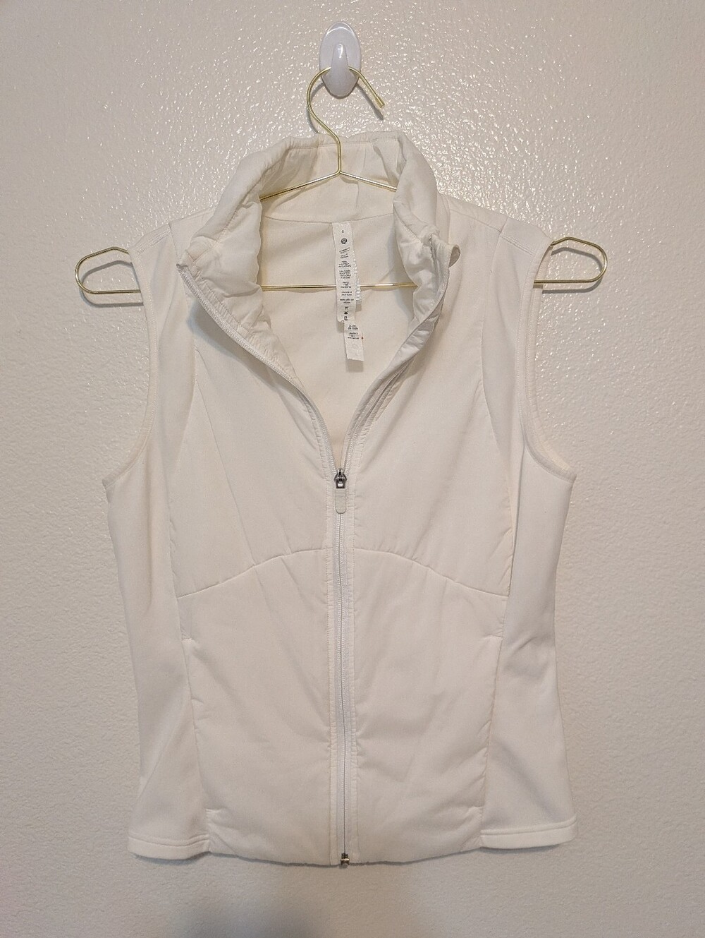 Lululemon Push Your Pace Vest White Sz. 8